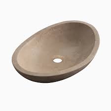 One of the most crucial parts of many bathrooms is a sink. Livingston Travertine Bathroom Vessel Sink Oval Modern