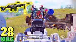 Power Of M249 Kill 4 Enemies In 3 Second Pubg Mobile Tacaz Youtube