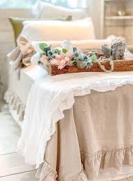 Romantic shabby chic bedroom curtains. Shabby Chic Linens Hallstrom Home