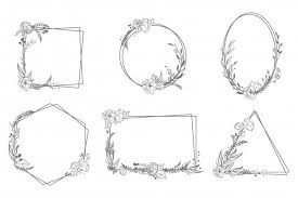 To finish, bunch the end together and attach to an existing twist tie or add a new twist tie and attach. Floral Wreath Frame Images Free Vectors Stock Photos Psd
