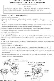 Set the dip switches, and put all back together and voiía. Ce9603 Ceiling Fan Remote Controller Transmitter User Manual Chungear Industrial