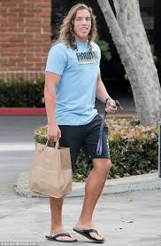 Arnold Schwarzenegger S Love Child Joseph Baena Looks Just Like Dad Arnold Schwarzenegger Schwarzenegger Long Hair Styles