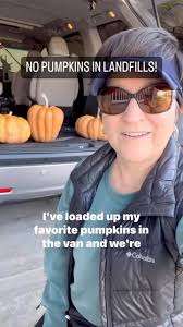 Pumpkins don’t belong in landfills since they are made of 90% water and in  a landfill they break down without oxygen and release methane which is a  greenhouse gas. Compost them or take them to a ...