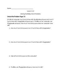 Unlock the problem · question 20 (request help). Lesson 2 12 Unlock The Problem Go Math By Leap Teacher Tpt