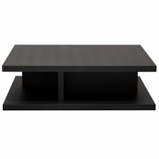 South shore city life faux concrete coffee table in gray and black by south shore furniture. Plato Square Coffee Table Large Bauhaus