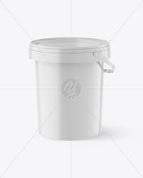 Newest Bucket Pail Mockups On Yellow Images Object Mockups