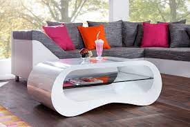 Kostenlose lieferung bereits ab 29. Couchtisch Manhattan 110 Cm Hochglanz Weiss Riess Ambiente De