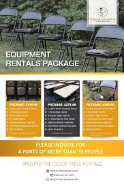 Table And Chair Rentals In New York Packages In 2020 Party Rentals Table And Chairs Chair