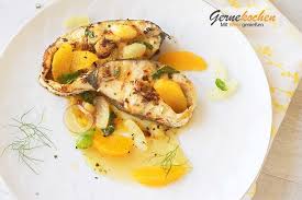 Mariniertes Adlerfisch Steak Mit Zitrusfruchten Mediterrane Kuche Speisefisch Gesundes Essen