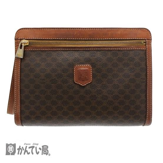 CELINE セリーヌ マカダム柄 クラッチ バッグ セカンド バッグ M95 をお買取りさせて頂きました！ | 買取実績 | 質屋かんてい局 太宰府店 | 質屋かんてい局