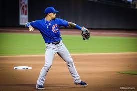 May 27, 2021 · pittsburgh pirates first baseman will craig, right, tosses the ball to catcher michael perez, left, after chicago cubs' javier baez (9) hit a fielder's choice third to first and was caught in a rundown between home and first during the third inning of a baseball game in pittsburgh, thursday, may 27, 2021. What Pros Wear Javier Baez Ssk Ikigai H Web Glove 2019 What Pros Wear