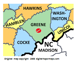 In addition to his final house shown here, the national historic site also covers his early home, his gravesite, and the visitors center which includes his tailor shop. Greene County Tennessee Genealogy Familysearch