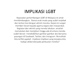 Isu lgbt mengemuka saat penggunaan toilet oleh kaum transgender dan sejumlah masalah lain dipertanyakan wartawan malaysia pekan lalu. Ppt Implikasi Lgbt Nimnz 00 Academia Edu