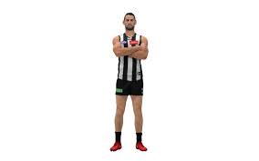 Grundy collected 18 disposals (five kicks, 13 handballs) and completed 36 hitouts during monday's analysis grundy finishes the season as the league leader in hitouts to complete both a productive. Collingwood Magpies Brodie Grundy Mini League 3d Printed Figurine Taylormade Memorabilia Sports Memorabilia Australia