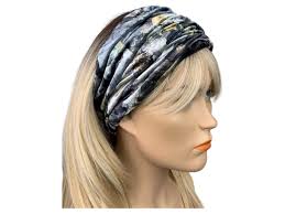 Gray Velvet Headband
