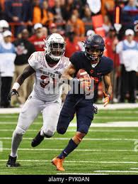 Syracuse wide receiver Sean Riley waits to receive a punt against Wake  Forest during the second half of an NCAA college football game in Syracuse,  N.Y., Saturday, Nov. 30, 2019. Syracuse beat