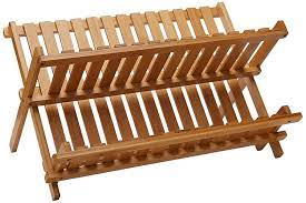Vintage wood accordion 10 peg coffee mug jewelry holder wall hanging expandable. Dish Racks That A Work And B Aren T Hideous Architectural Digest