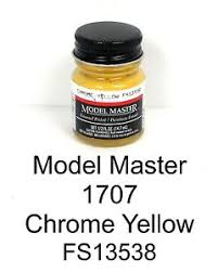Model Master American Fs Enamel Paints Chrome Yellow 1707 D