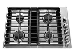 4 burner gas downdraft cooktop
