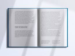 Realistic Top View Opened Book Pages With Shadow Overlay Mockup Book Cover Mockup Open Book Minimal Book