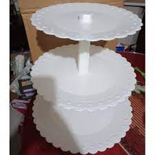 14.5cm (l) x 14.5cm (w) x 2cm (h) medium plate. 3 Layer Cake Stand Shopee Philippines
