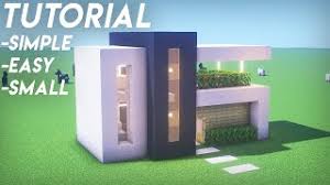 How to build small modern survival house | best modern house 2015 ( hd ). Minecraft How To Build An Easy Small Modern House Tutorial Youtube