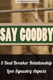 5 Deal Breaker Relationship Love Synastry Aspects Relationships Love Relationship Astrology Relationship