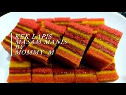Kek kukus lapis masam manis. Resepi Kek Masam Manis Sarawak Pawtaste Com
