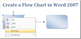 create a flow chart in word 2007