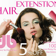 Banner ads for hair extension company
