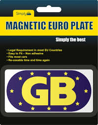 Check spelling or type a new query. Gb Euro Magnetic Sticker Blue Background For Travel Abroad Amazon Co Uk Automotive