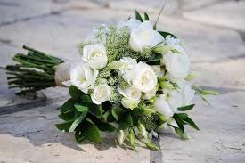 Simple sprays of lavender look especially elegant when displated in copper. Simple White Wedding Flowers Bouquet Whimsical Wedding Etsy Diy Wedding Flowers Bouquet Whimsical Wedding Flowers Diy Wedding Flowers