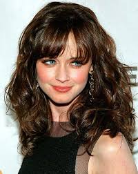 Bob hairstyles for thick hair won't leave you indifferent with a selection of stylish finishes and fresh coloristic solutions. Long Thick Curly Hair With Bangs Novocom Top