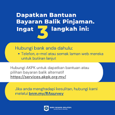 Bagi mereka yang nak tambah duit, nak melabur dan sebagainya. Bantuan Bayaran Balik Pinjaman