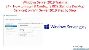 You can set the license type and specify the name of the. Windows Server 2019 Training 24 How To Install Configure Rds Remote Desktop Services Youtube