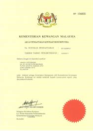 Carta organisasi syarikat dan lampiran tapak projek yang telah diluluskan oleh jkr. Akuan Bumiputera Oleh Kementerian Kewangan Malaysia Hamzul Enterprise
