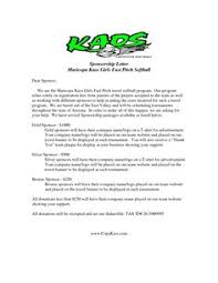 Not only do these letters outline why the potential sponsor would want to support your cause, but they also communicate how the sponsor can benefit from this partnership and how you see the fundraising relationship playing out. 14 Sponsor Letter Ideas Sponsorship Letter Sponsorship Fundraising Letter