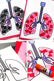 Simple Lung Craft For Preschoolers To Learn About The Human Body Human Body Crafts Human Body Activities Body Preschool