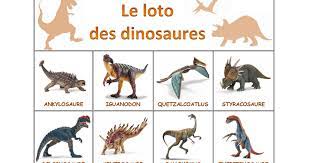 Loto Dinosaures Pdf Loto Enfant Dinosaure Activites Creatives Pour Enfants