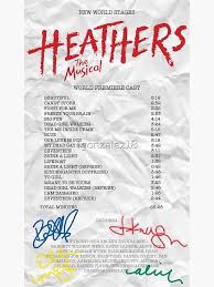 Movie sounds unlimited, original motion picture soundtrack, soundtrack. Heathers The Musical Album Receipt Sticker By Igonzalez18 Heathers The Musical Musicals Album