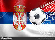Fifa World Cup 2022 Serbia National Flag Soccer Ball Net — Stock ...