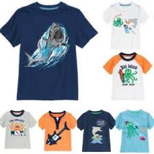 Details About Gymboree Rock The Waves 6 12 18 24 Mo 2t 3t 4t 5t Shirt Shark Fish Music Orange