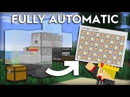 36 Minecraft Easy Chicken Farm Instant Cooked Chicken 1 16 1 15 Youtube How To Cook Chicken Chicken Farm Easy Chicken
