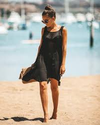 Pool Party Crochet Dress Black 54 00 Fashion Mini Slip Dress Crochet Dress