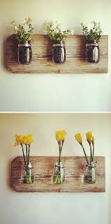 Mason Jar Wall Vase Tutorial Mason Jar Diy Decor Wall Vase