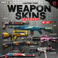 Use our latest #1 free fire diamonds generator tool to get instant diamonds into your account. Some Weapon Skins Are Now On Sale Garena Free Fire Facebook