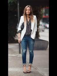 Black And White Polka Dot Blouses For Womens Black And White Polka Dot Shirt White Blazer Moda Moda Estilo Moda Para Embarazadas
