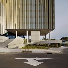 Burwood Highway Frontage Building At Deakin University By Woods Bagot Facade Architecture Design Architecture Facade Design