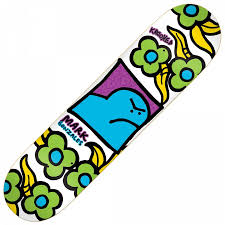 31.5 x 8 x 0.5 in. Krooked Skateboards Krooked Mark Gonzales Box Shmoo Deck Skateboard Decks From Native Skate Store Uk