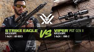Vortex has introduced their new viper pst gen ii line of rifle scopes. Strike Eagle 1 6x24 Vs Viper Pst Gen Ii 1 6x24 Youtube